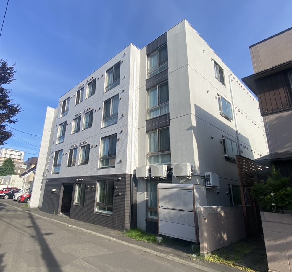建物外観　都市ガス採用・ネット無料のデザイナーズマンション♪