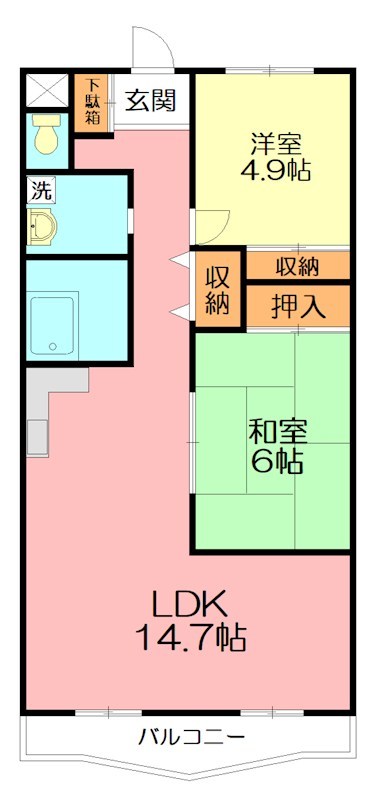 ベルパレス湘南の間取り写真