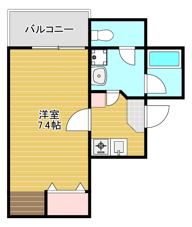 ハイムMHの間取り写真