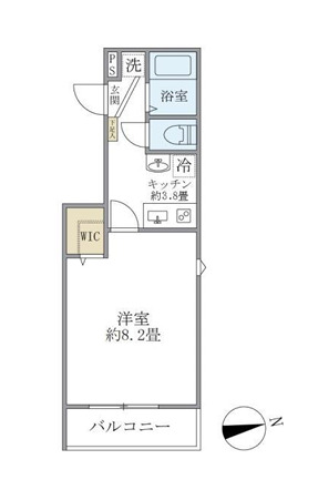 フェリオ御徒町の間取り写真