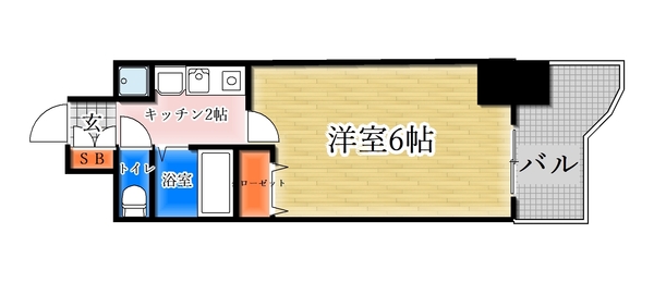 プレサンス名古屋城前の間取り写真