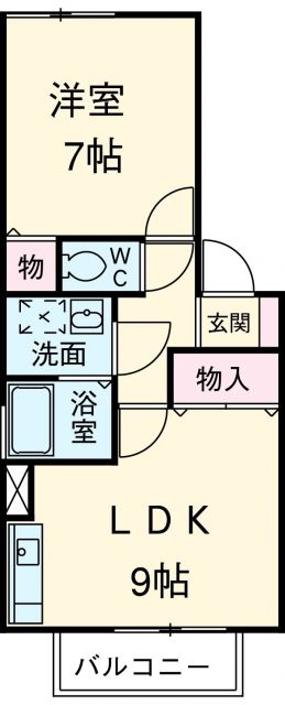 コートヴィレッジの間取り写真