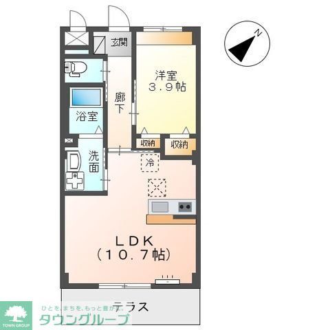ニューコスモの間取り写真