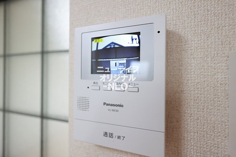 セキュリティ　室内から訪問者を目視できるTVモニターホンがあり安心☆