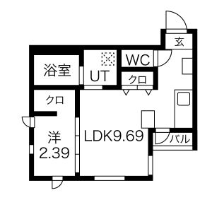 BRIQUEの間取り写真