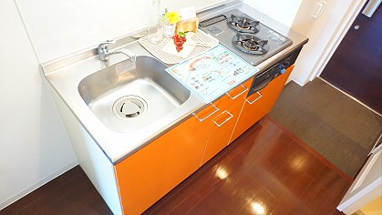 京王線 仙川駅 徒歩9分 5階建 築19年のキッチン写真