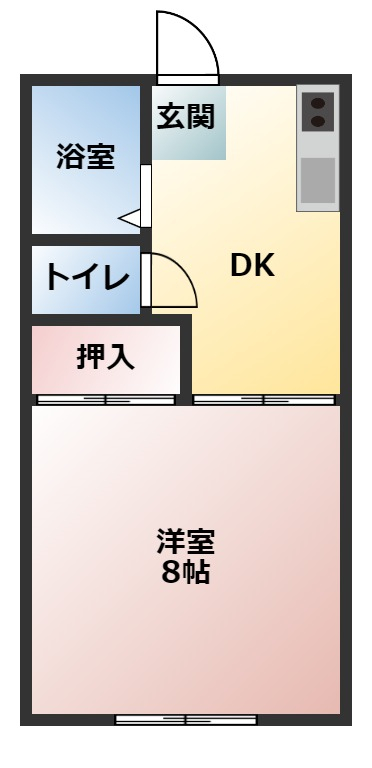 コーポK太田の間取り写真