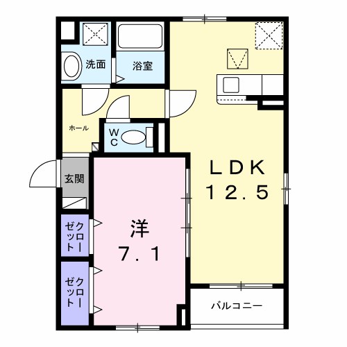 マロンポンドの間取り写真