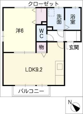 オーベルジュの間取り写真