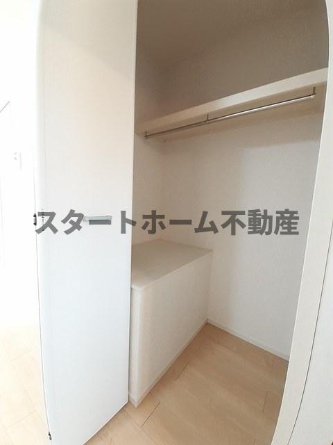 収納　大きなスペースがあり、収納には困りません