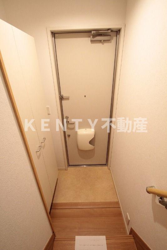 玄関　明るい玄関です
