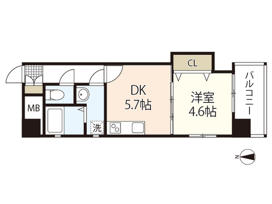 MBS Building南竹屋の間取り写真