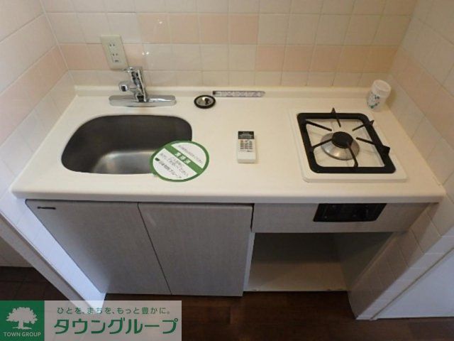 キッチン　1口ガスコンロ