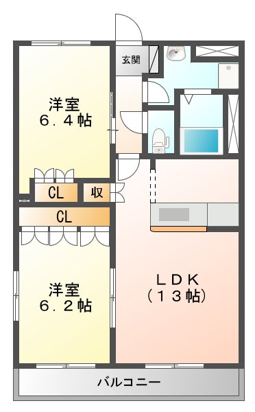 フェニックスの間取り