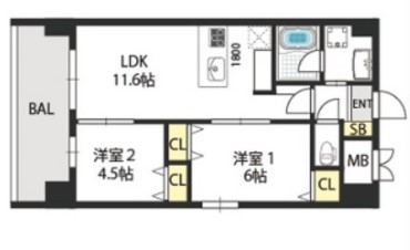 建物外観　2LDK