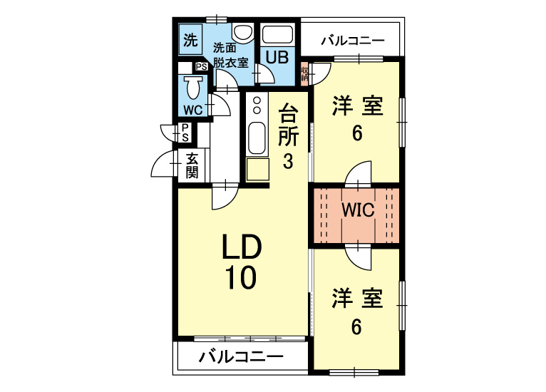 ベルキューブSの間取り