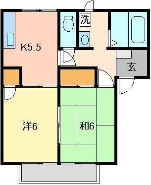 フレグランス岡本　B棟の間取り