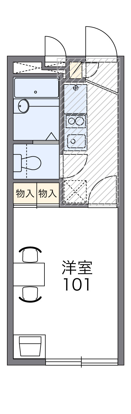 藤の間取り