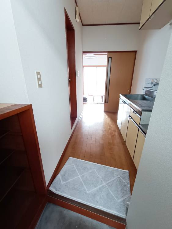 玄関　玄関からの眺め