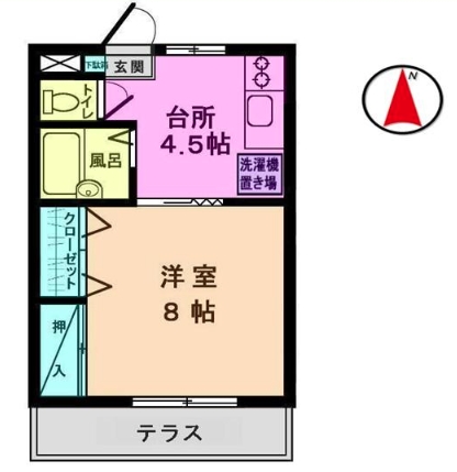 グリーンヒルズIIIの間取り