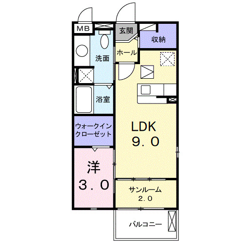 エクストラ　ステージ　Iの間取り