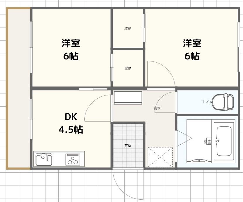 グランディールの間取り