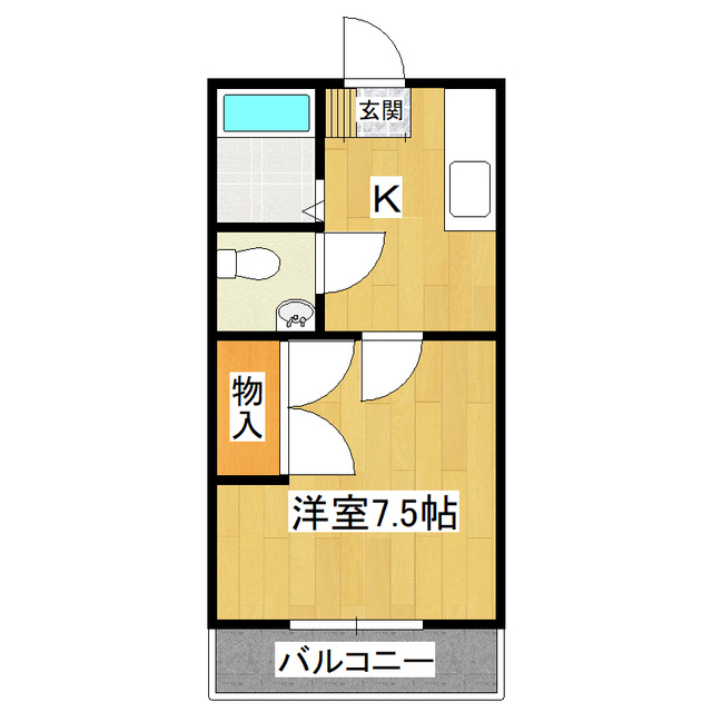 観音台ハイツＡ棟の間取り