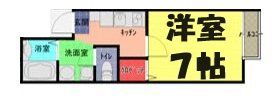 春日部市緑町のアパートの間取り