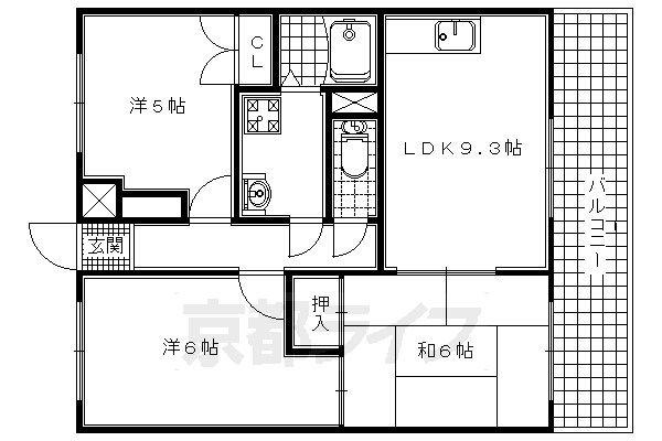 Ｍ’ＰＬＡＺＡ大住壱番館の間取り