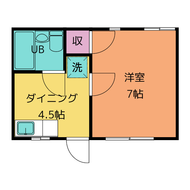 日ノ出町ビルヂングの間取り