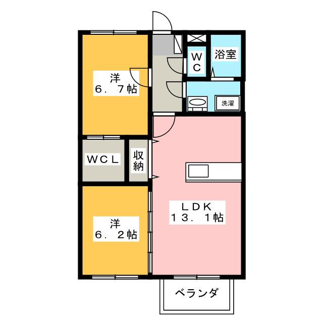 【Ｐｒｅｃｉａｕｓ　Ｏｎｅ　参番館の間取り】