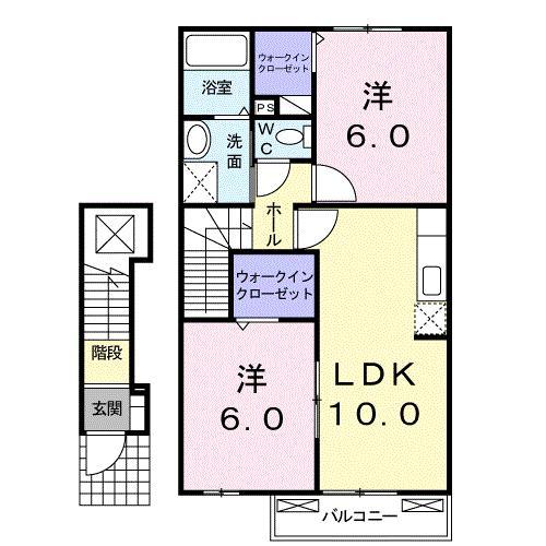 グリーンパークＡの間取り