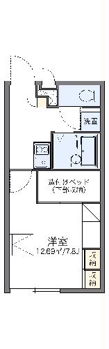 レオパレスメゾン前沖の間取り