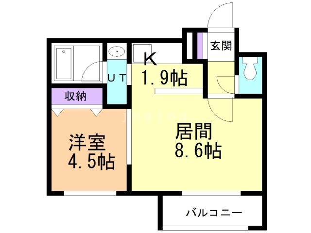 グラシアス円山の間取り