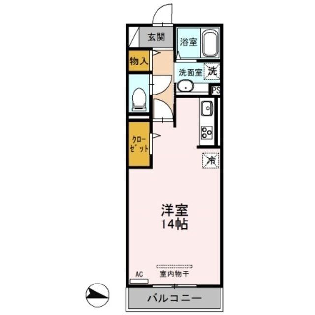 【さいたま市北区日進町のアパートの間取り】