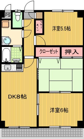 【福富マンション加美平の間取り】