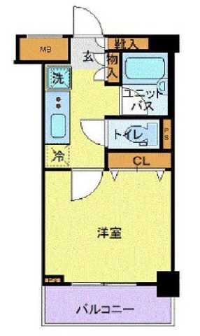 墨田区業平のマンションの間取り