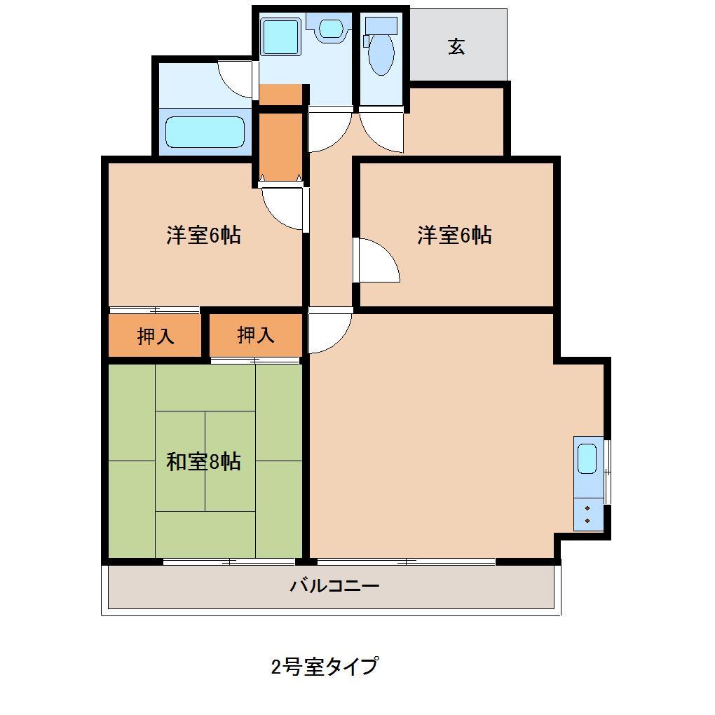 トーアＡビルの間取り