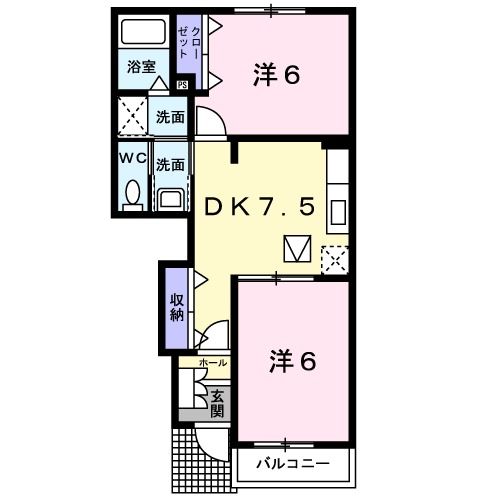 スローモーションAの間取り