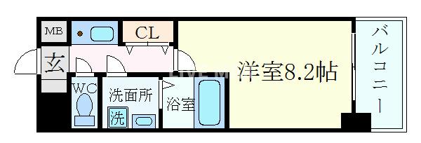 サムティ京都御池の間取り