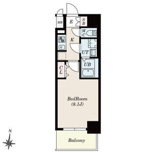 S-RESIDENCE堀田NorthIIの間取り