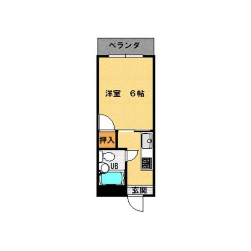 コーポ尾高の間取り