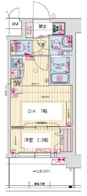 ソルテラス京都勧進橋PARK SIDEの間取り