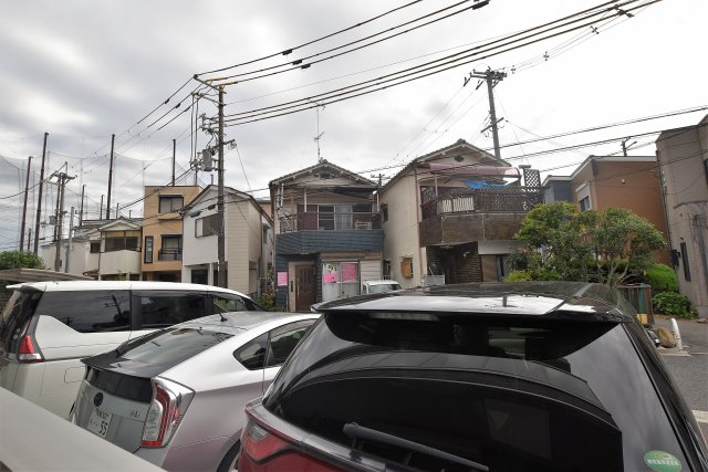 【泉大津市上之町のアパートの眺望】