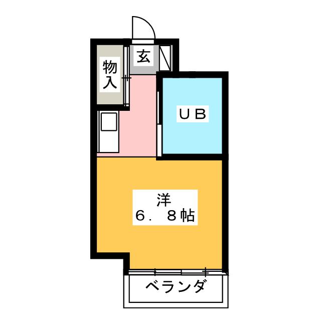 千代田区飯田橋のマンションの間取り