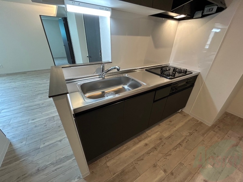 キッチン　システムキッチンなので、すぐお料理に使えます！