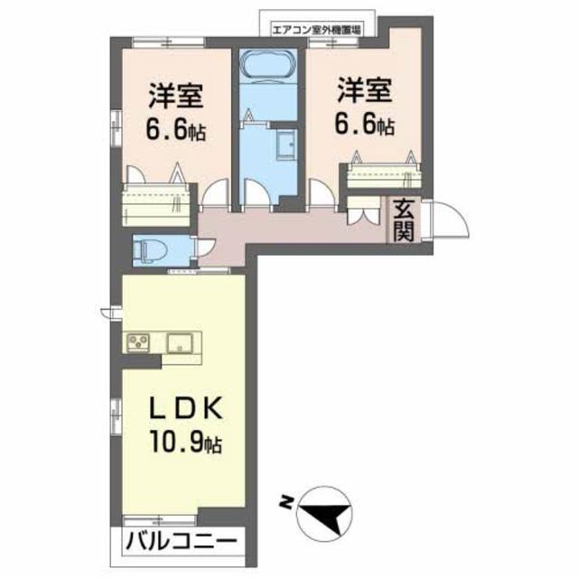 グランカーサ長町の間取り