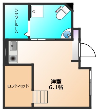 【小平市大沼町のアパートの間取り】