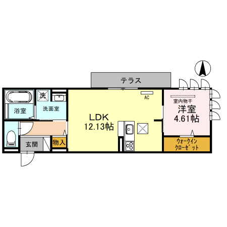 Sinfaria YUZATO　B棟の間取り