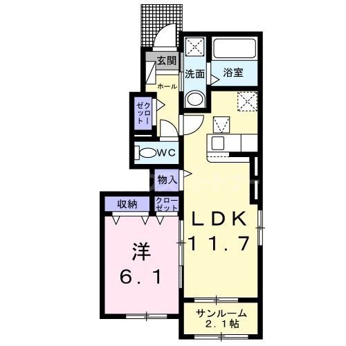 シャルマン　コリーヌの間取り